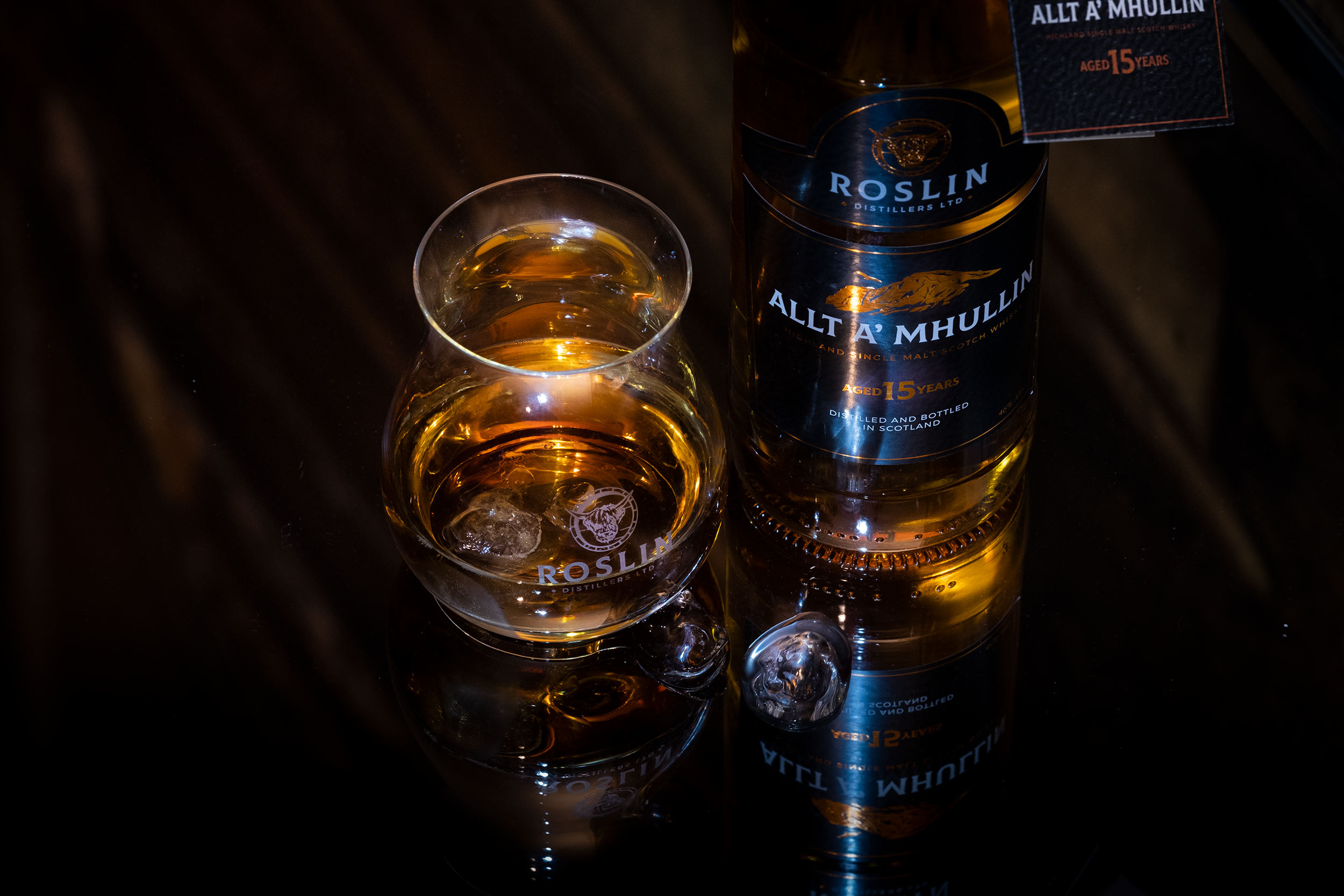 Roslin Allt A'Mhullin 15 Year Old Malt Whisky - Image 2