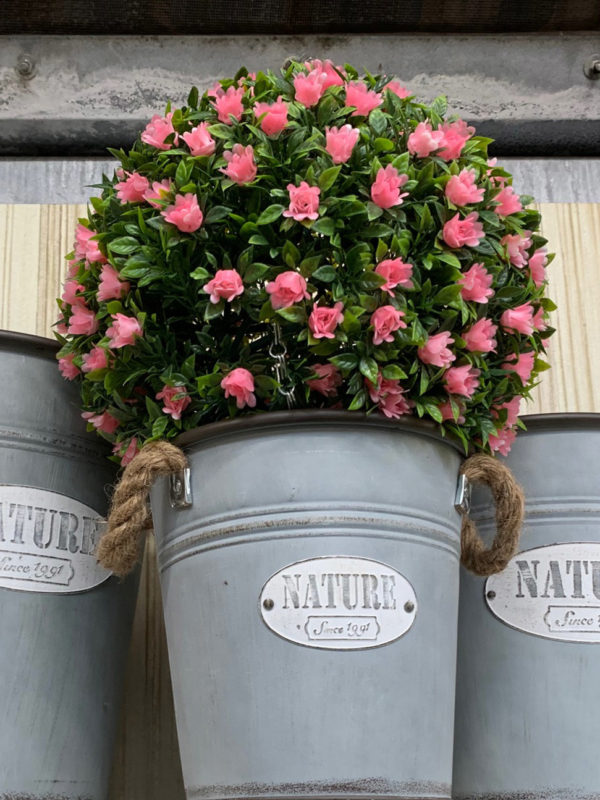 Simpsons Grey Zinc Nature Planter