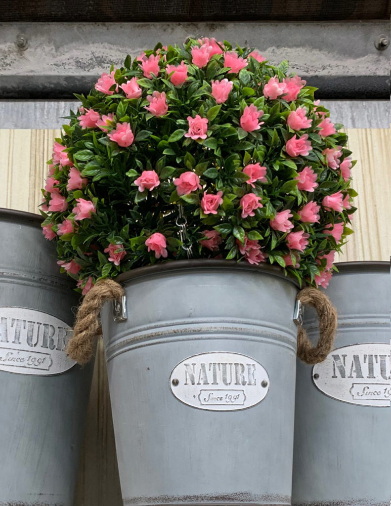 Simpsons Grey Zinc Nature Planter